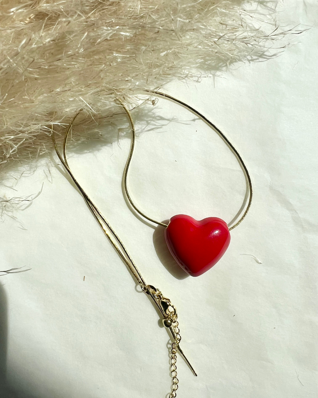 Collar Corazón Rojo