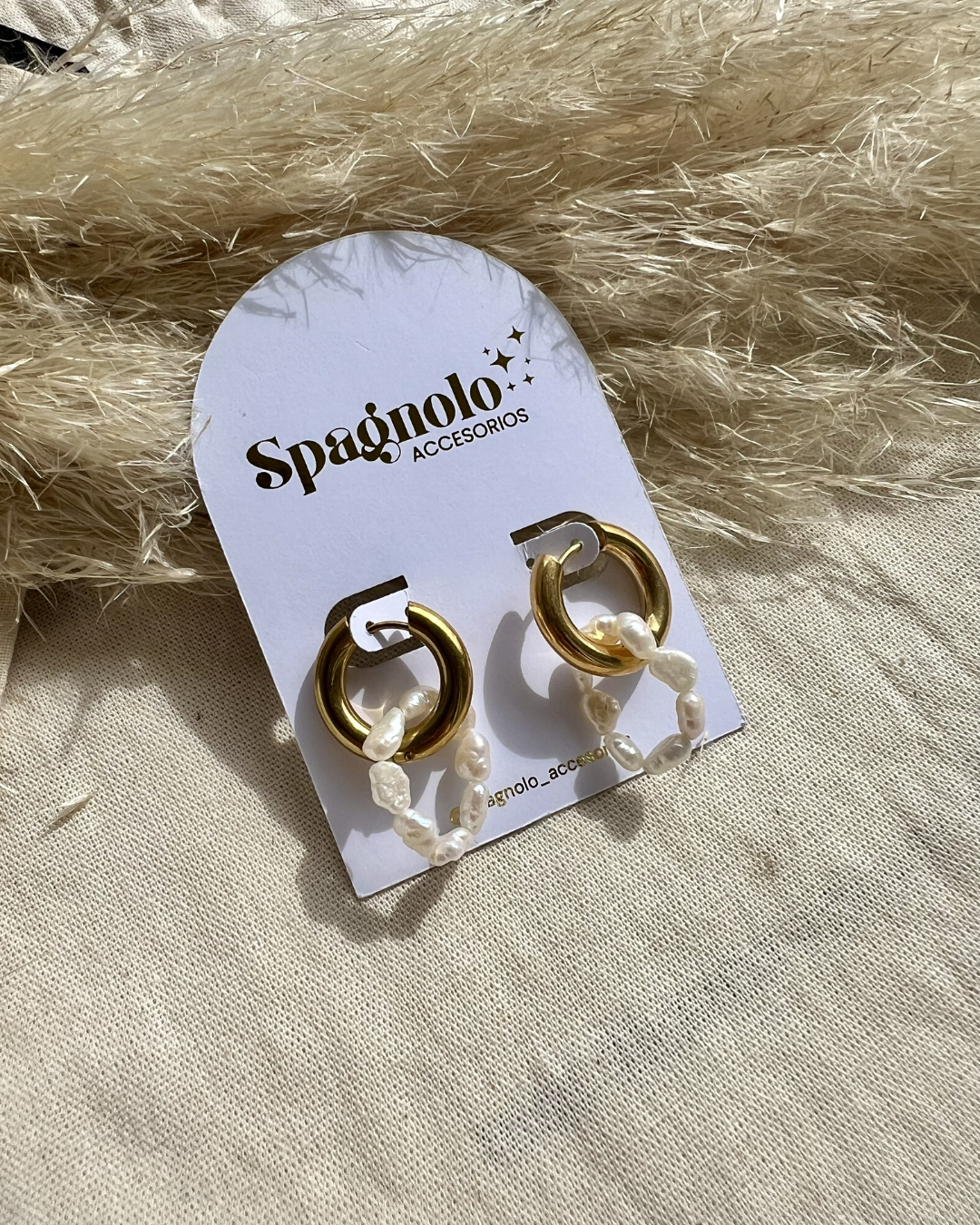 Argollas con Perlas