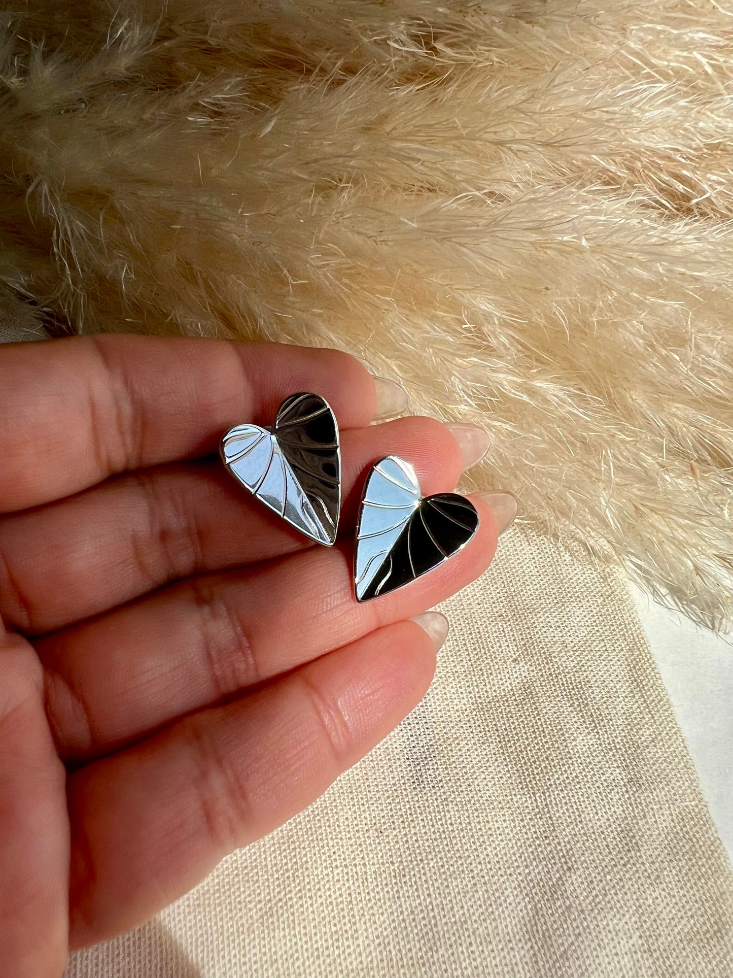 Aros Hojas de Corazón