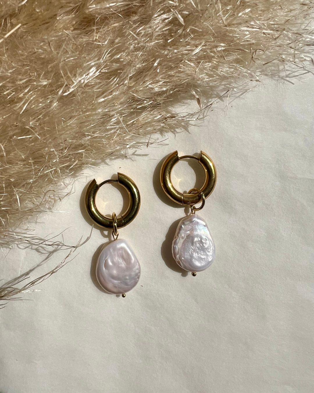 Aros Perlas Barrocas