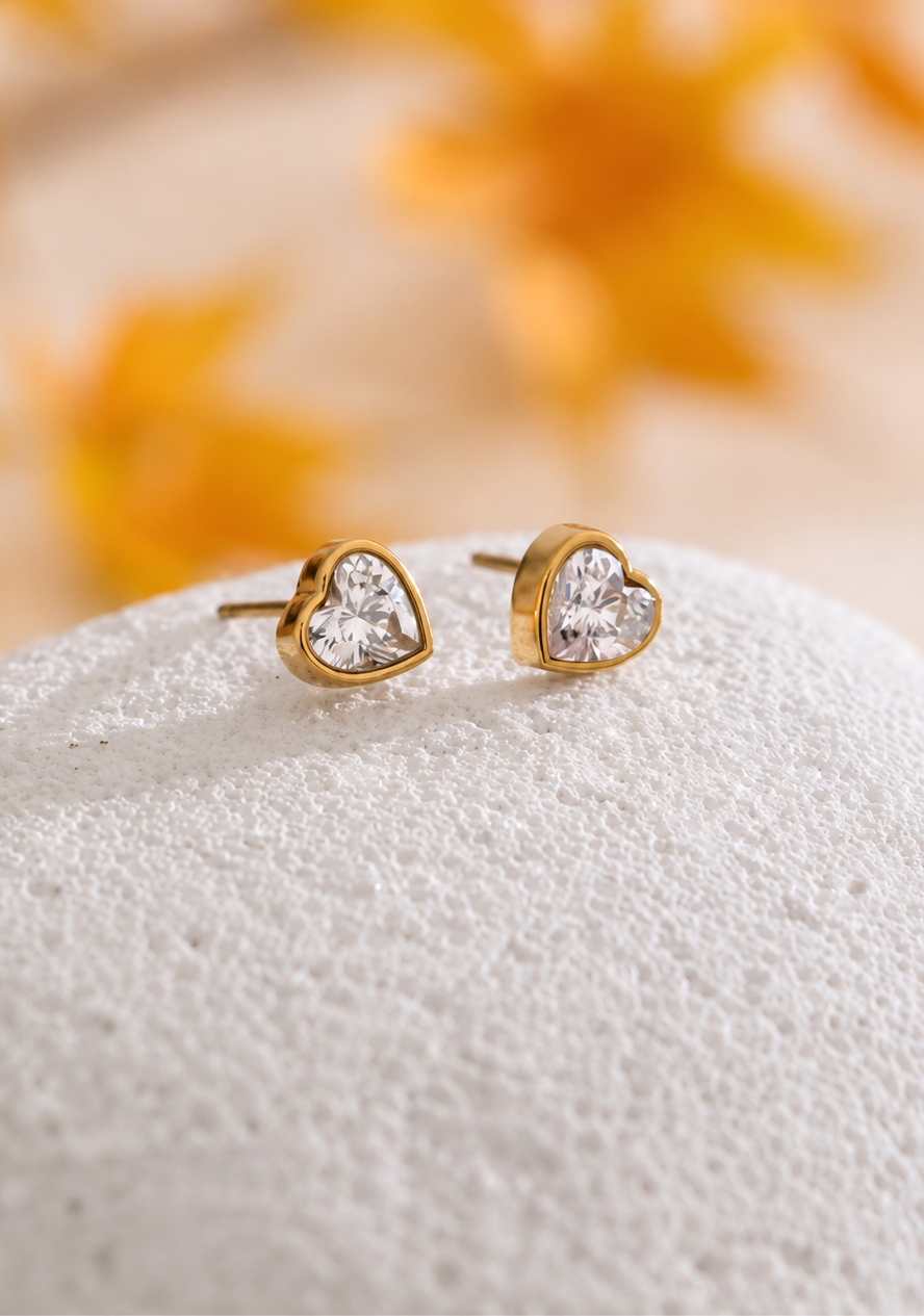 Aros mini corazón
