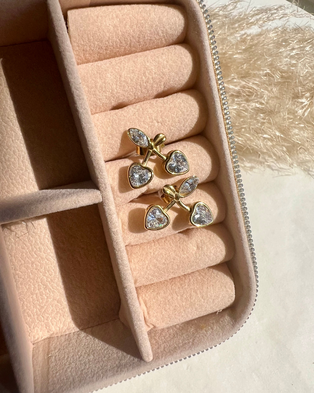 Aros de Cerezas con brillo