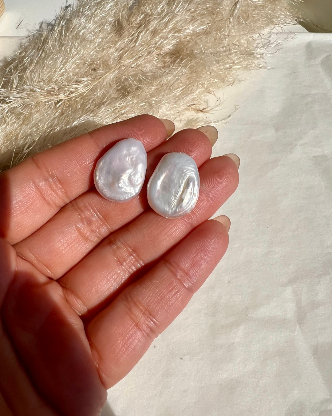 Aros Perlas Barrocas