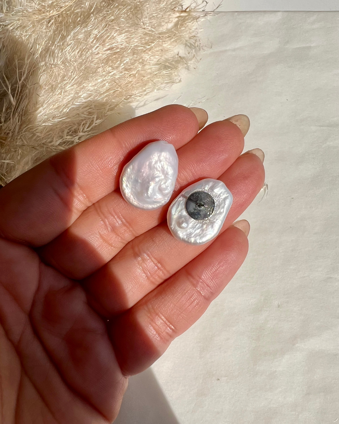 Aros Perlas Barrocas