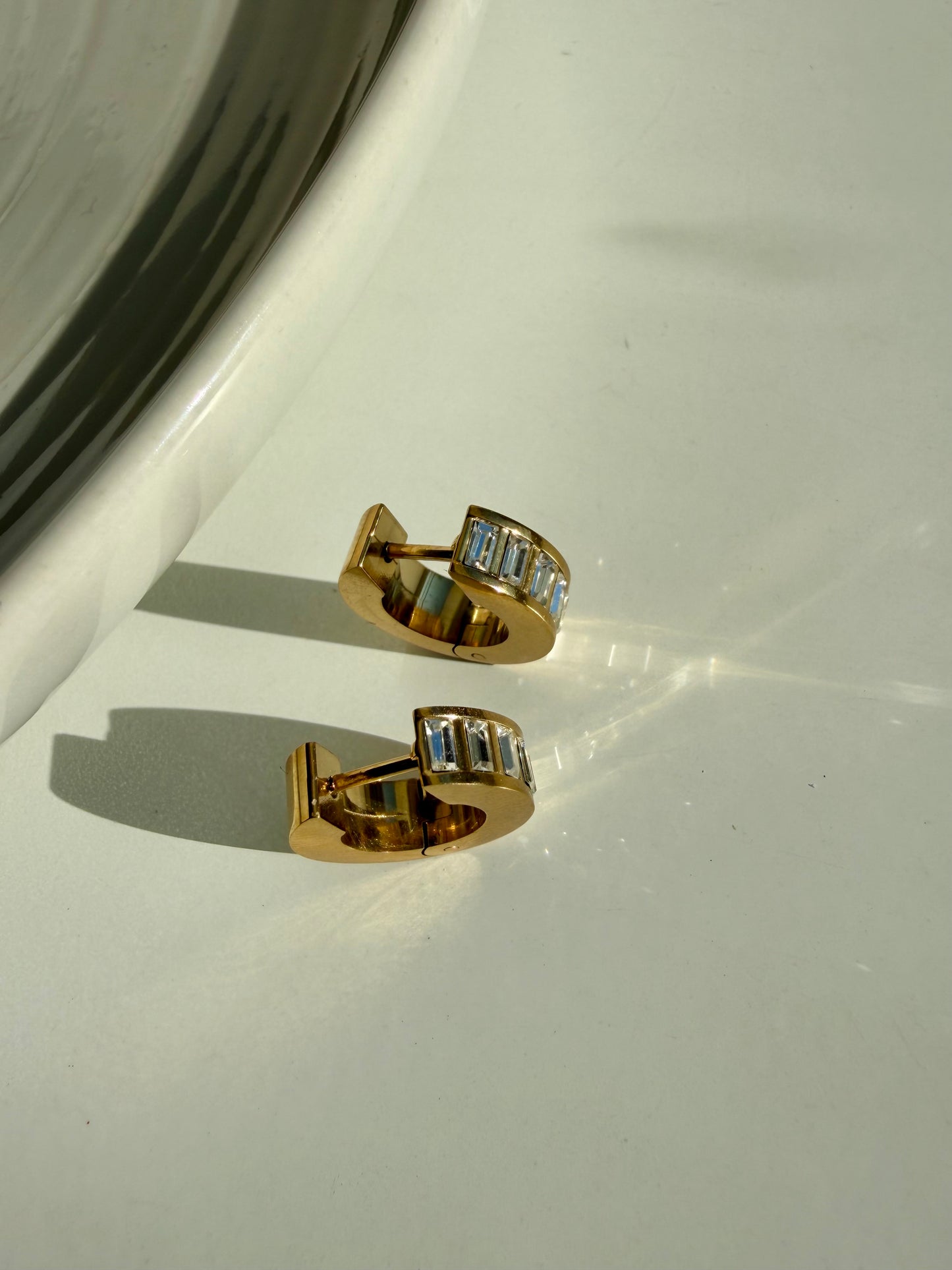 Argollas Zirconia - Talla S