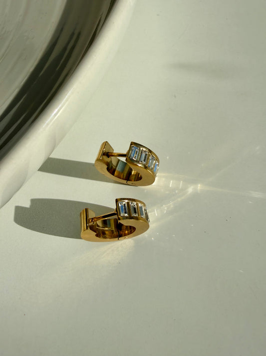 Argollas Zirconia - Talla S