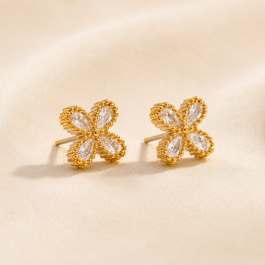 Aros Flor Zirconia