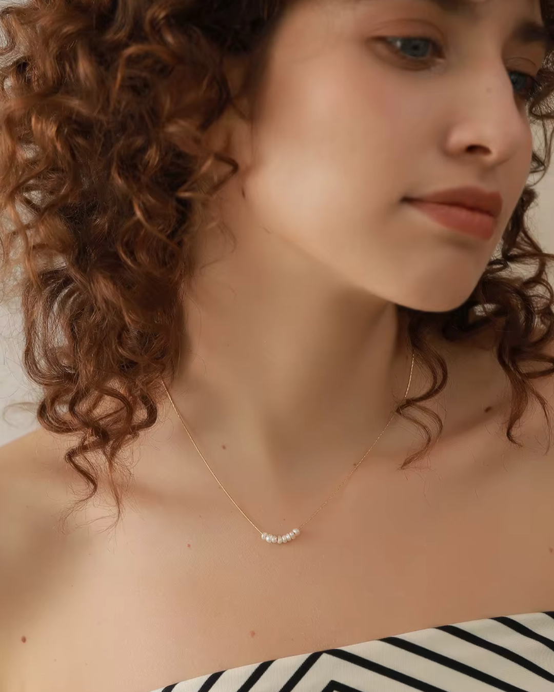Collar con mini perlas