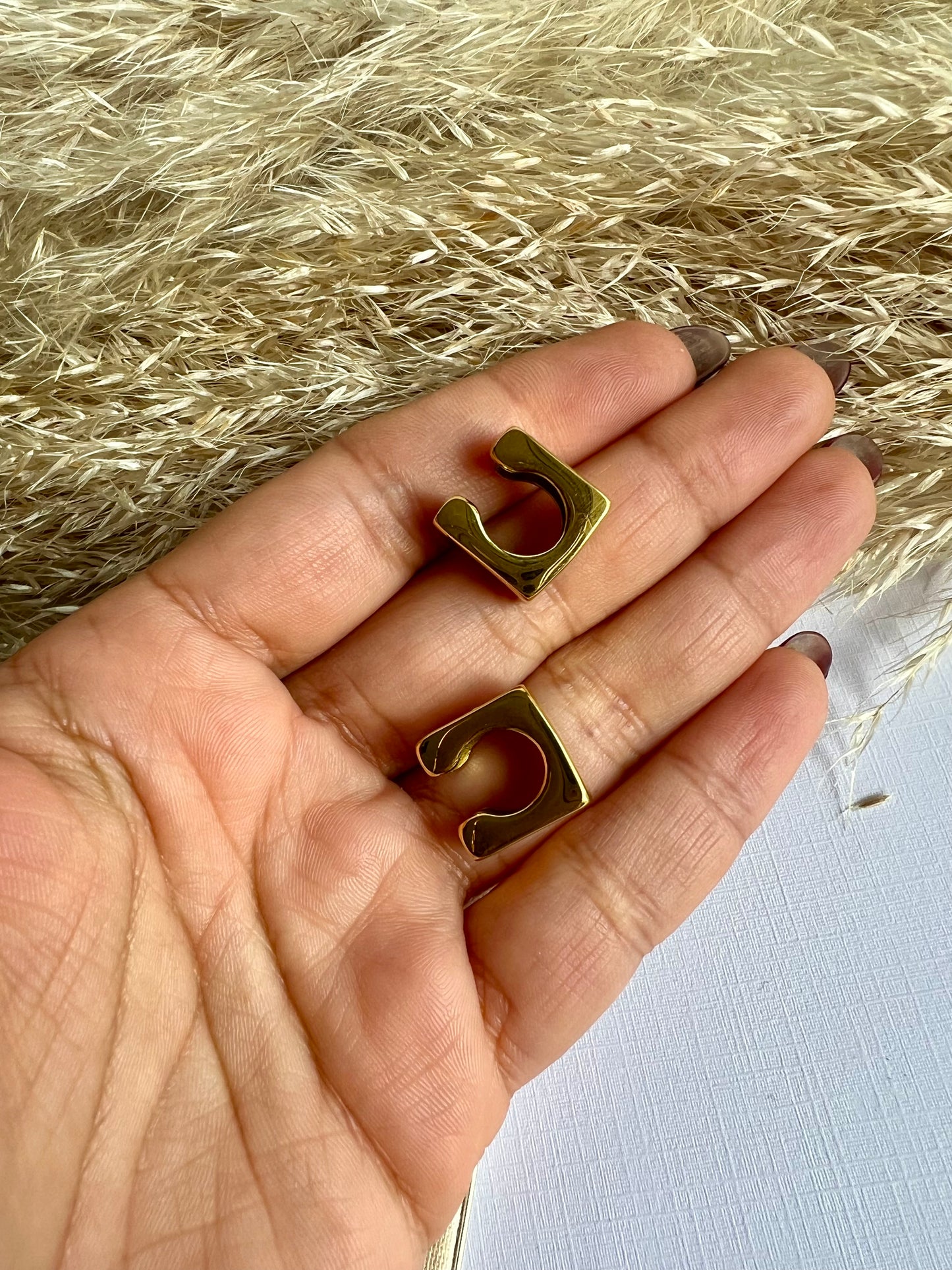 Ear cuff cuadrados