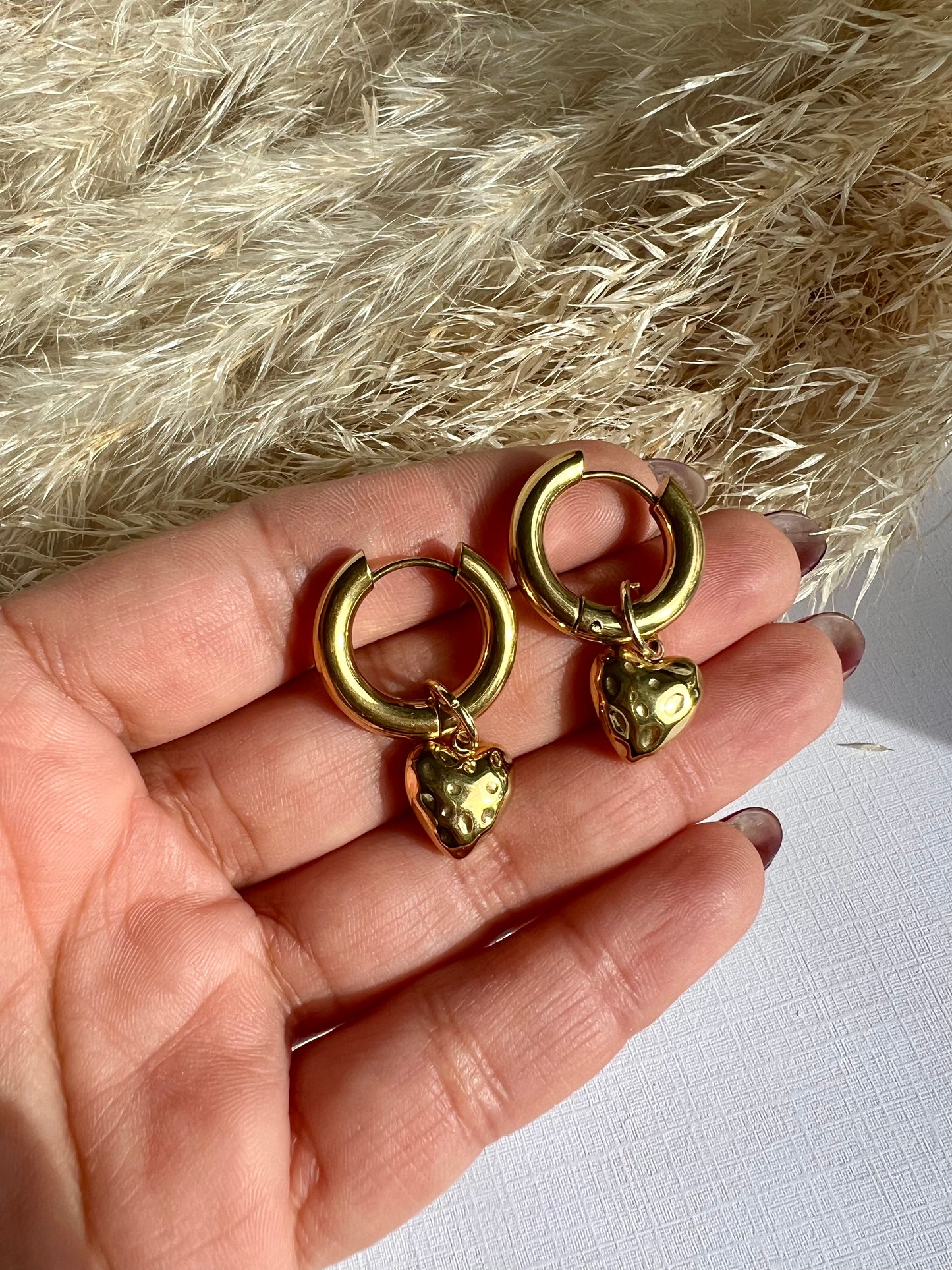 Argollas Corazón Solido