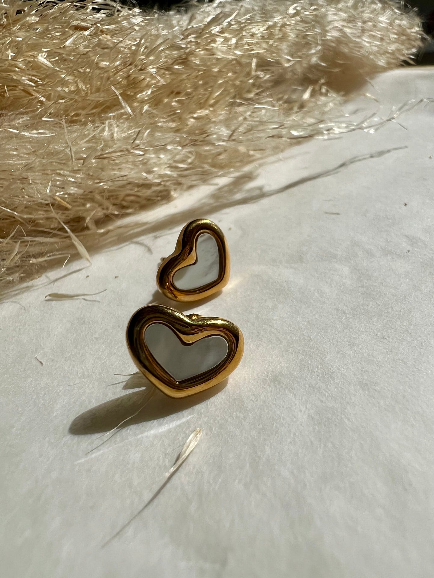 Aros Corazón de Nácar