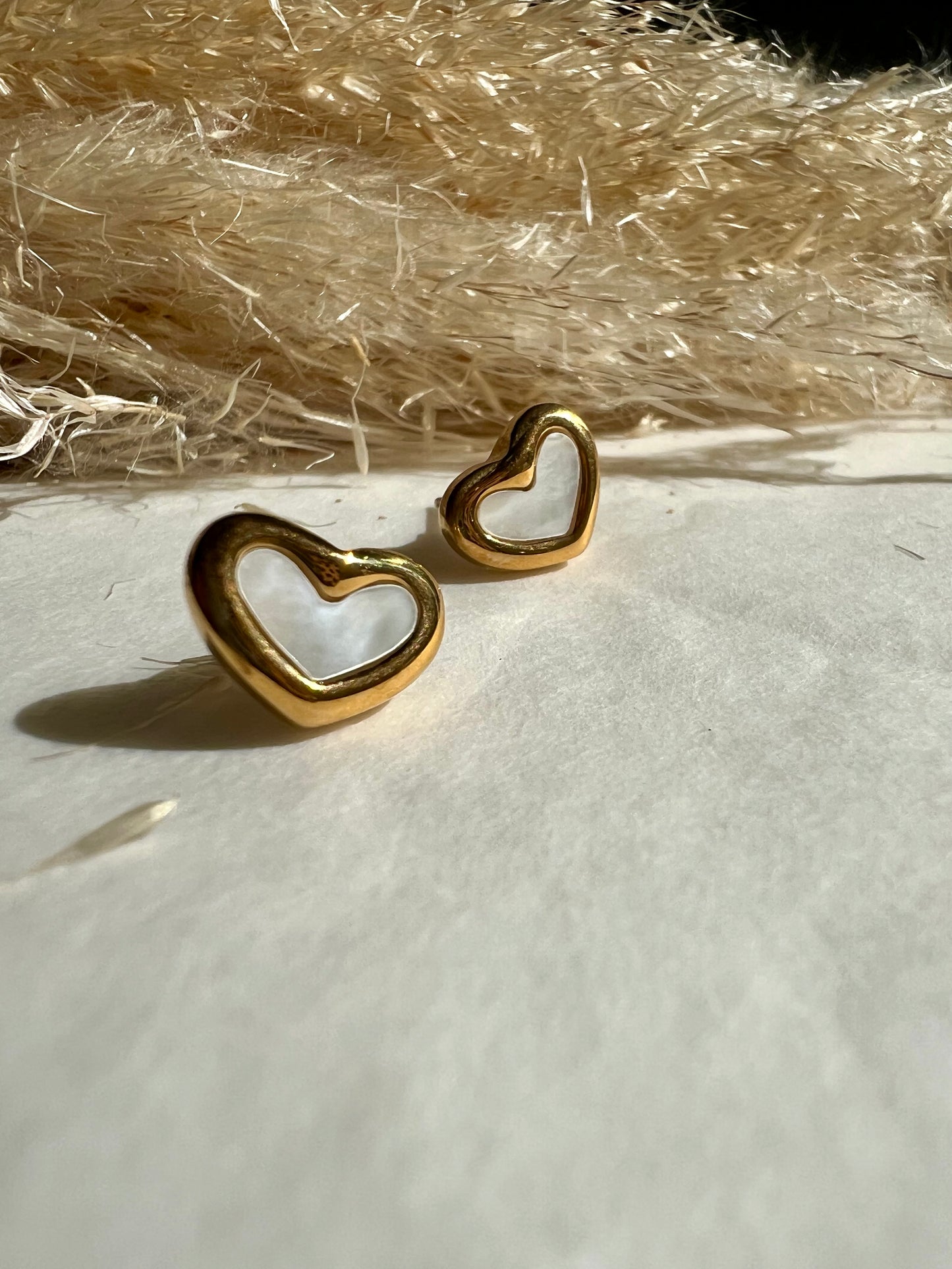 Aros Corazón de Nácar
